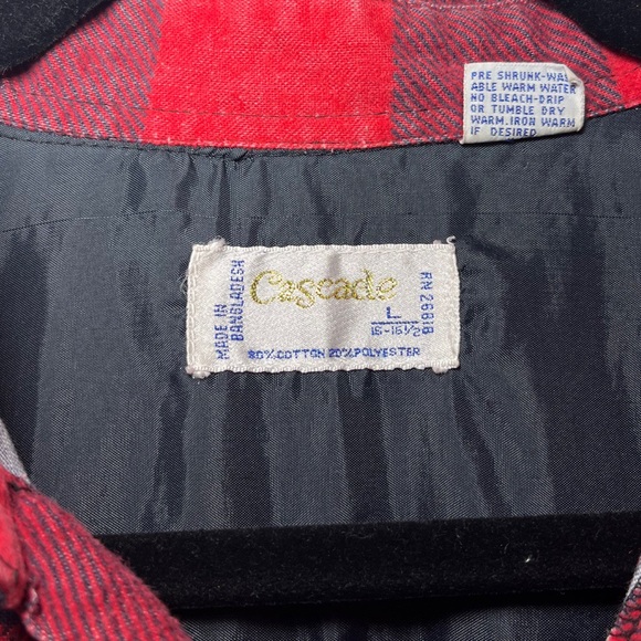 Cascade • Red & Blue Flannel Shirt - Picture 2 of 6